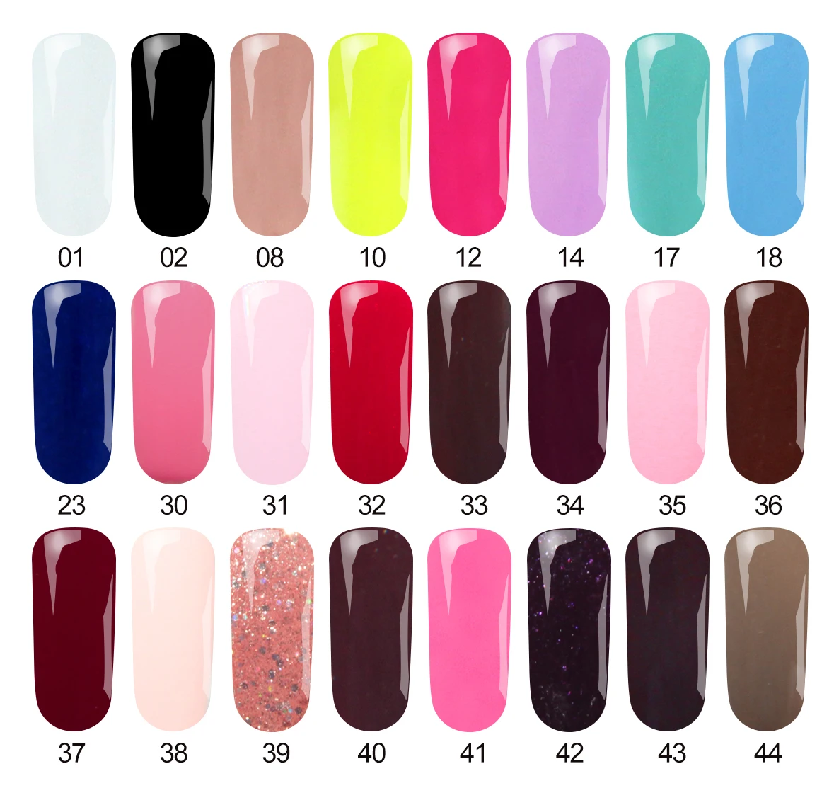 Docaty Vernis полупостоянная УФ светодиодная лампа все для маникюра 24 чистых цвета