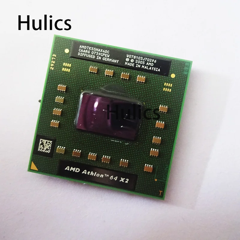 Hulics оригинальный AMD Athlon 64 X2 TK 55 TK55 1 8 ГГц двухъядерный двухпотоковый ЦПУ процессор