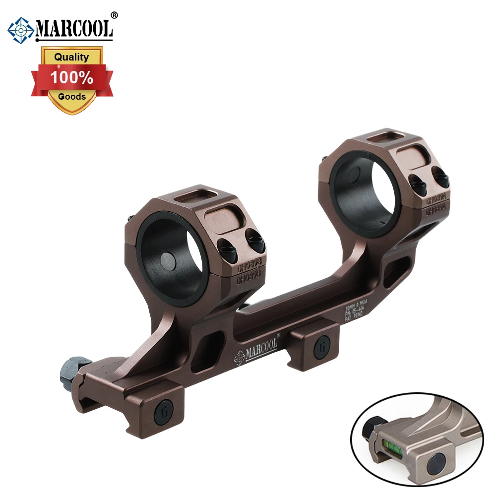 

MARCOOL Tactical AK47 AR15 Rifle Optic Scope Rings Mount Bubble 20mm Picatinny Rail