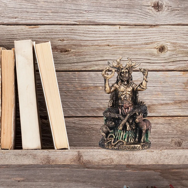 

Cernunnos Celtic Horned God of Animals Resin Statue the Underworld Statue Decorative Statues and Sculptures Home Decor