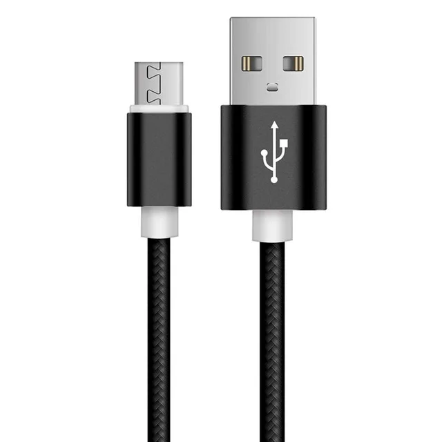Black 2 м 2A Micro USB кабель Смартфон Android быстрой зарядки кабели для передачи данных для Xiaomi Redmi note 5 плюс 4x для huawei для samsung GalaxyS7 - Цвет: Black