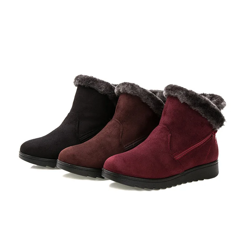 

Winter new old Beijing cloth shoes women warm old snow boots large size cotton boots middle-aged and elderly cotton shoes