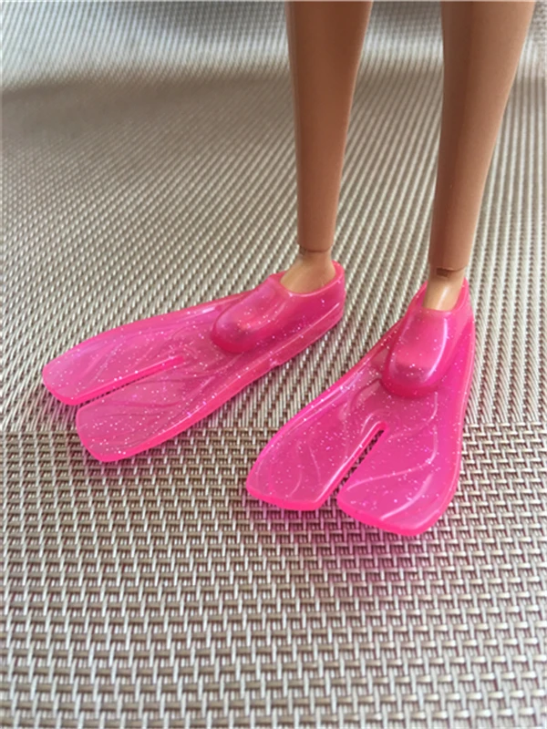 Оригинальная женская обувь для кукол плавники Детские аксессуары сделай сам