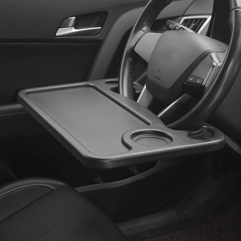 

Подставка для автомобильного ноутбука, настольная подставка с креплением на руль, для приготовления еды и кофе, подходит для обеденного сто...