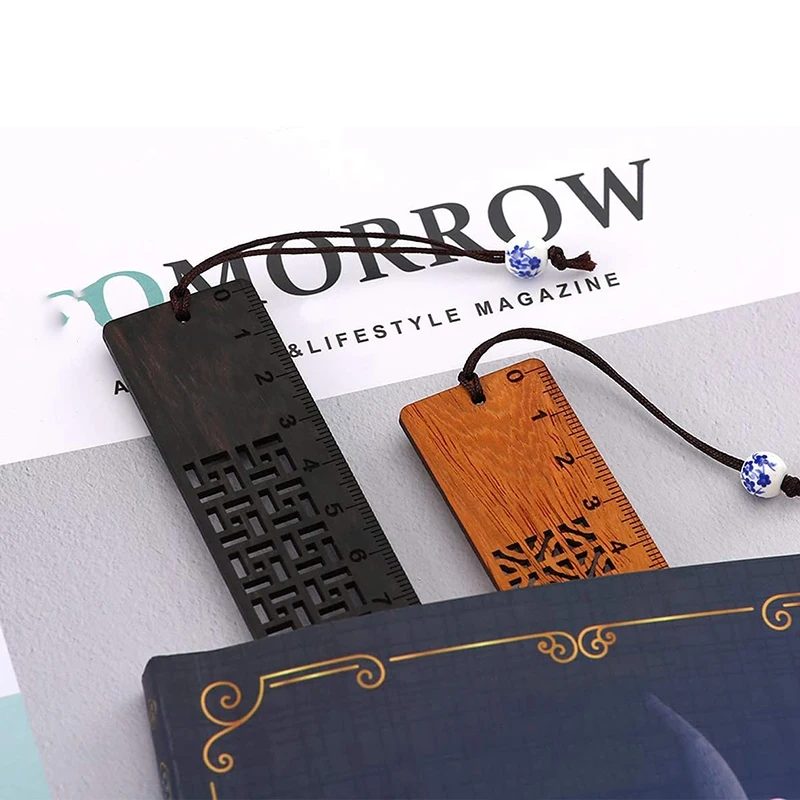 

Handmade Natural Wooden Bookmark Gift Box Set, a Unique Gift for Teachers, Students, Women, Dads, Attractive Men