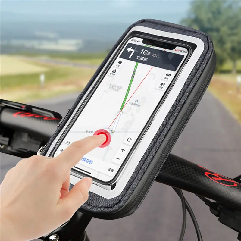 Водонепроницаемый велосипед moto rcycle держатель для сотового телефона универсальная спортивная Мобильная Сумка GPS Поддержка moto велосипедный противоударный чехол