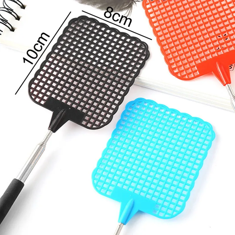 

Retractable Fly Swatter Plastic Telescopic Extendable Fly Swatter Prevent Pest Mosquito Tool