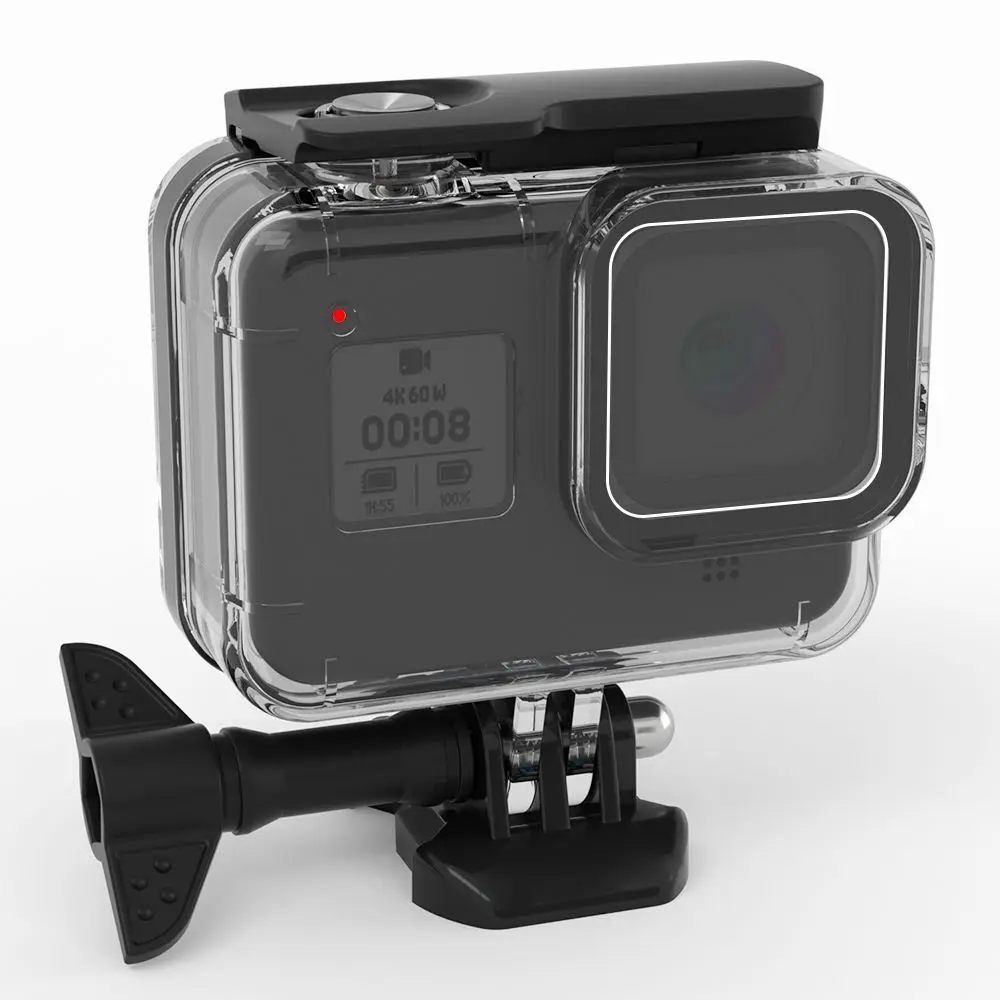 60 м водонепроницаемый чехол для GoPro Hero 8 черный корпус для подводного погружения защитный чехол для дайвинга крепление для Go Pro 8 аксессуары для камеры