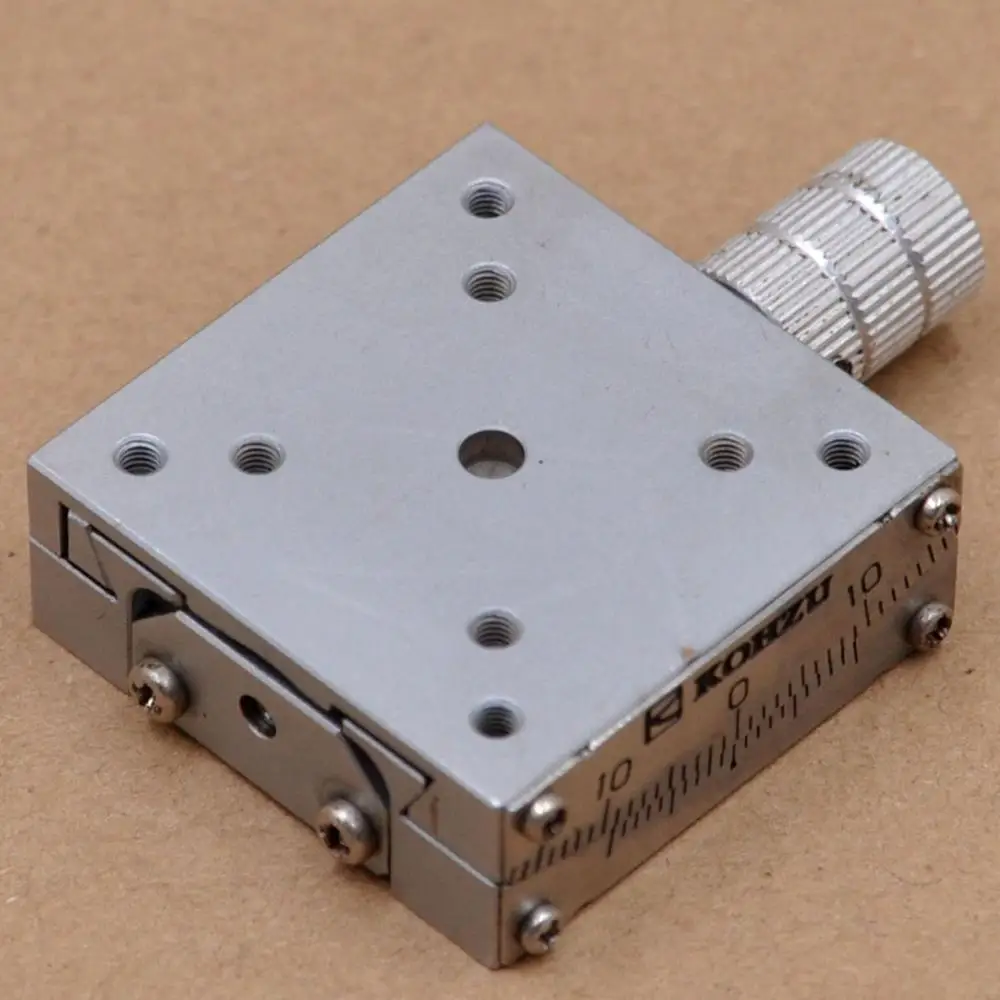 KOHZU SH04 U-axis manual high-precision angle tilt radian angle measurement displacement table copper 40mm