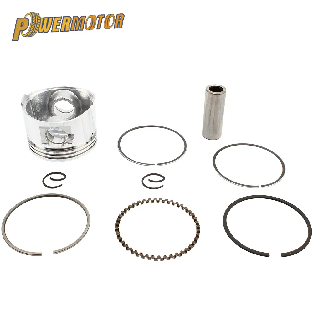 GY6 60cc High Performance Piston Pin Ring Kit 44mm Big Bore Air-cooled Rings Set for Moped Scooter |
