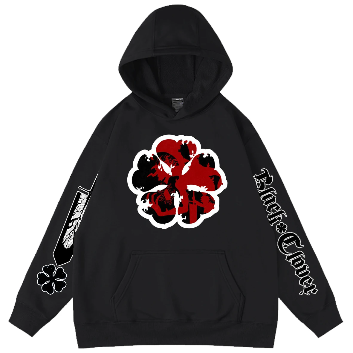 

Hot Children's Clothing Black Clover Anime Hoodie Oversized Sweatshirt Kids Hoodies Japanese Manga Boys Long Sleeves Clothes