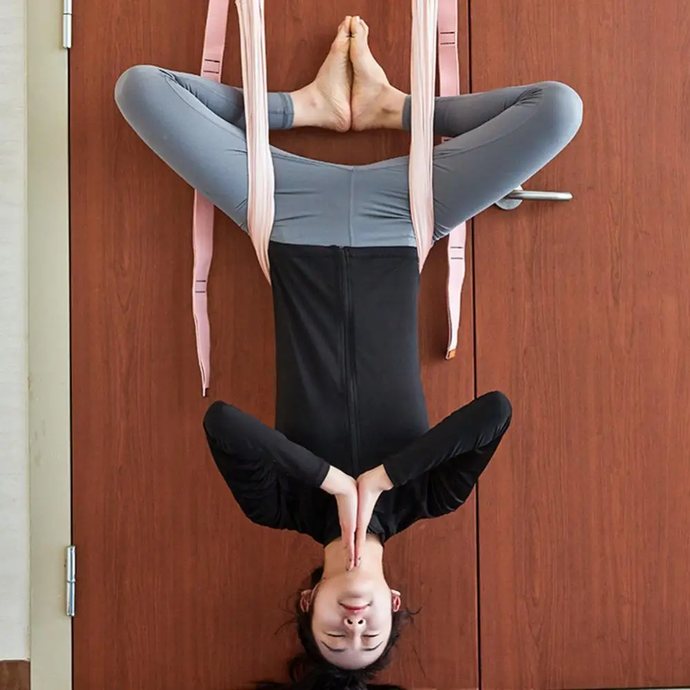 

Yoga Hammock Flexible Gym Fitness Hanging Inversion Swing Aerial Yoga Hammock Stretcher Band Yoga Belt