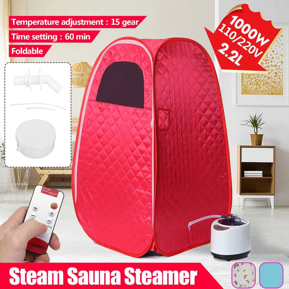 Генератор сауны 1200 л Вт для спа большая палатка портативная Паровая Ванна