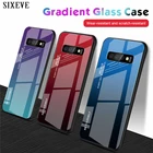 Градиентный чехол из закаленного стекла для Samsung Galaxy A21s A10 A20E A30 A40 A50 A50S A70 A51 A71 A81 A91 A32 A42 A52 A72 A82 5G