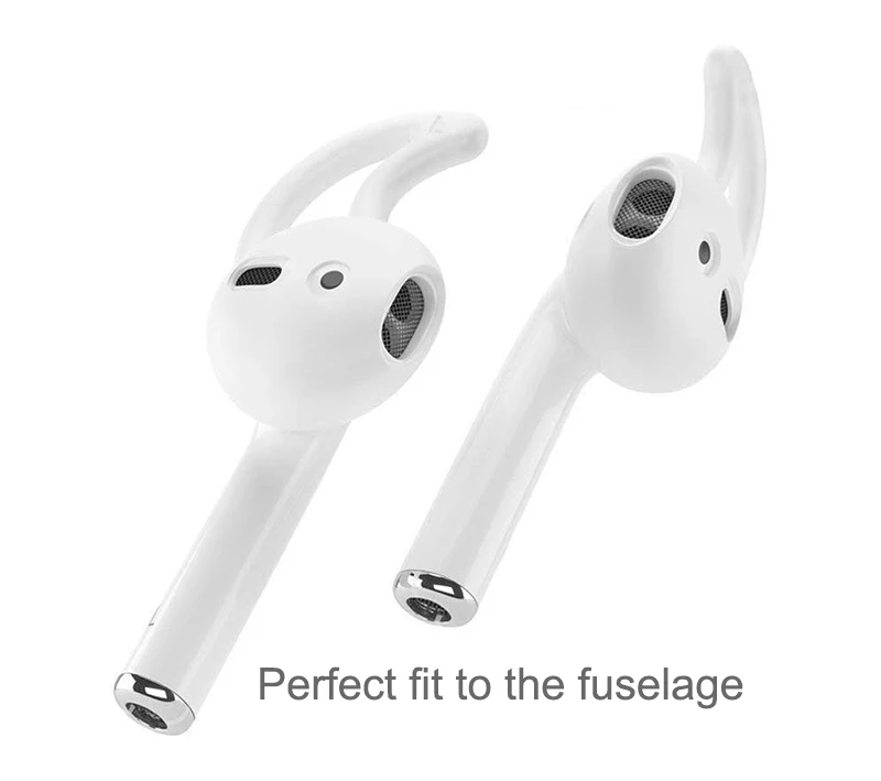 Для Apple AirPods замена мягкий силиконовый чехол противоскользящие ушные крючки Bluetooth наушники наконечники для наушников Наушники Чехол протектор