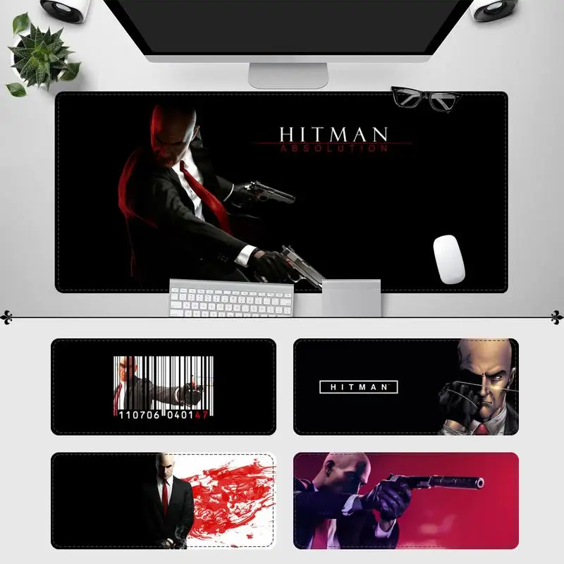 

Popolar Hitman Mouse Pad Laptop PC Computer Mause Pad Desk Mat For Big Gaming Mouse Mat For Overwatch/CS GO