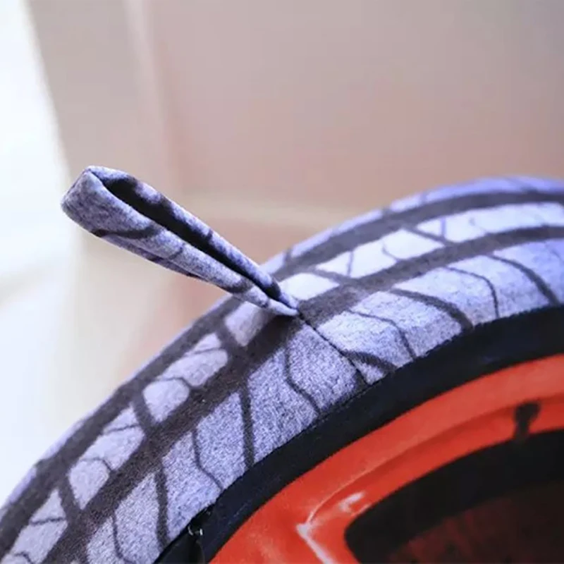 Креативная губка для автомобильных шин плюшевая подушка знаменитая 3D печать
