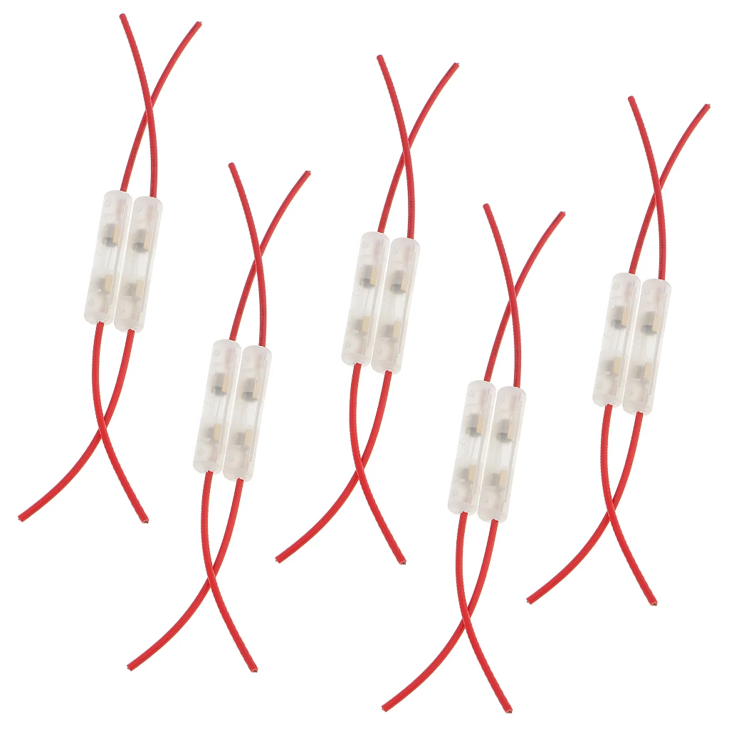 15а Стекло Предохранитель провода держатель коробка 10 шт для авто грузовика