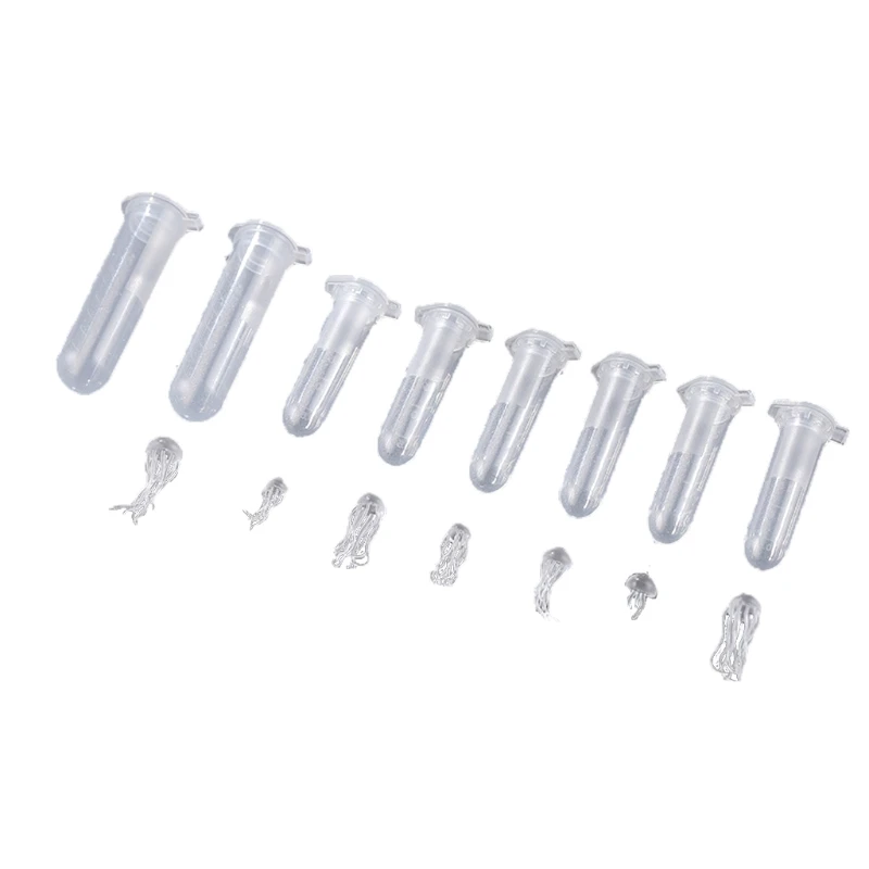 

8 Styles Clear Mini Jellyfish Modeling Kit Resin Mold Ocean Theme Jellyfish Fillers Materials Resin Art Jewelry Making