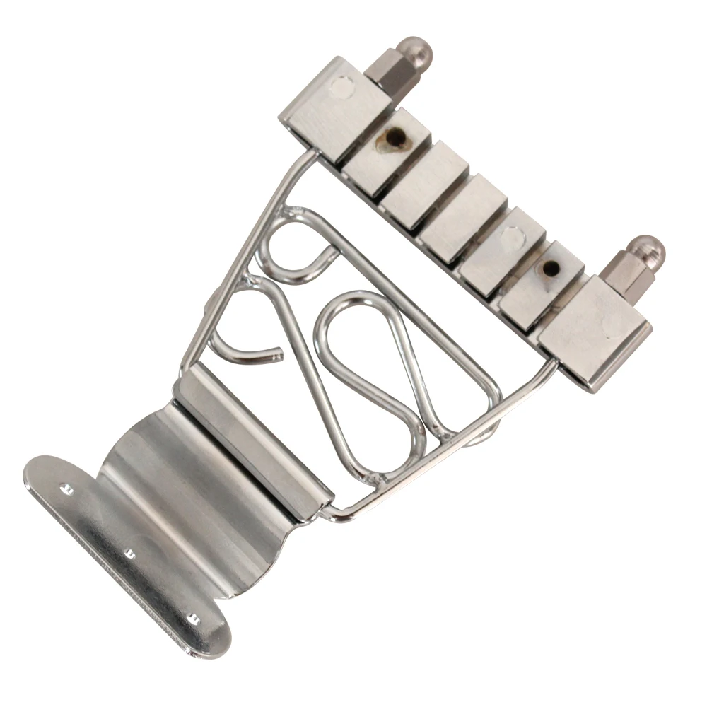 Короткая задняя часть 6-струнная гитара мост Archtop Джаз гитары хром | Спорт и