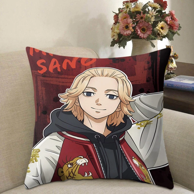 45x45 см чехол для подушки сна с рисунком Токийский Мститель аксессуары косплея