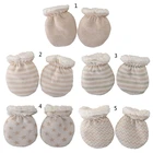 Зимние перчатки, варежки с защитой от захвата, утолщенные теплые флисовые перчатки, милые теплые перчатки для мальчиков и девочек, подарок для новорожденных