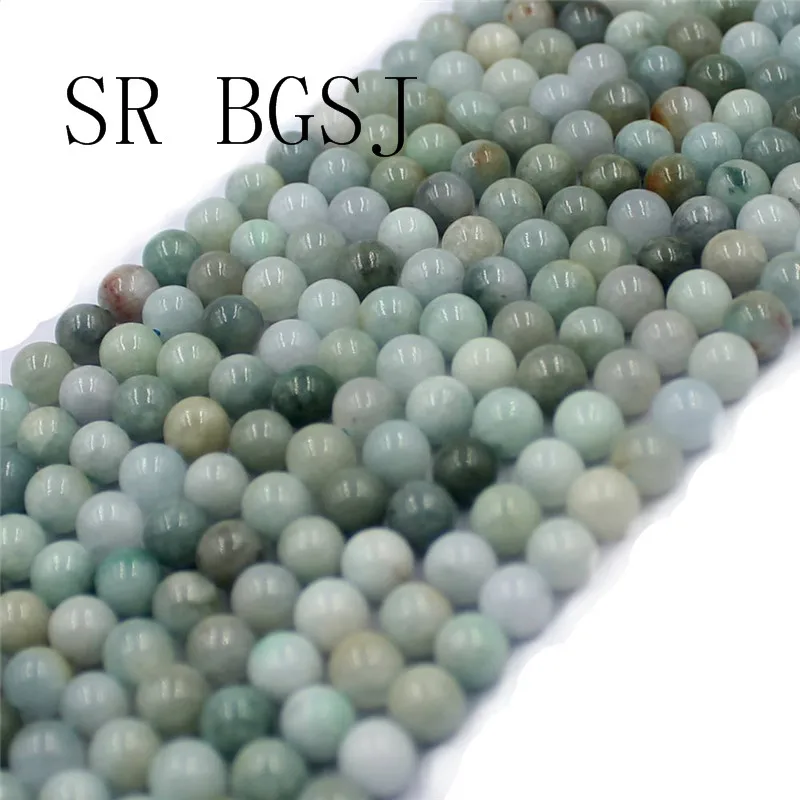 

Free Shipping 6mm 8mm 10mm Jadeite Jades Gems Stone Jewelry Making Round Beads Strand Wholesale 15"