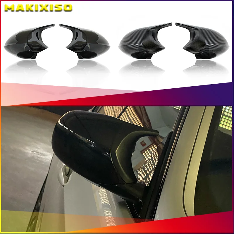

Replacement Rearview Side Mirror Covers Cap For BMW E90 E91 E92 E93 E81 E87 E82 E88 3 1 Series M Accessories Carbon Fiber Gloss
