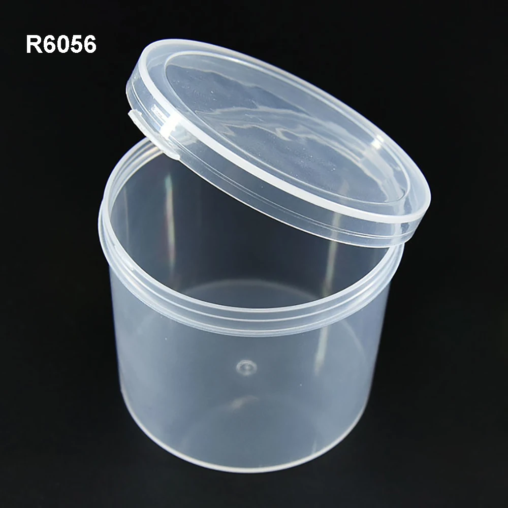 

Круглая прозрачная пластиковая пустая коробка, специальная пуховая коробка для пудры для воздушной подушки, коробка для крема и косметичес...