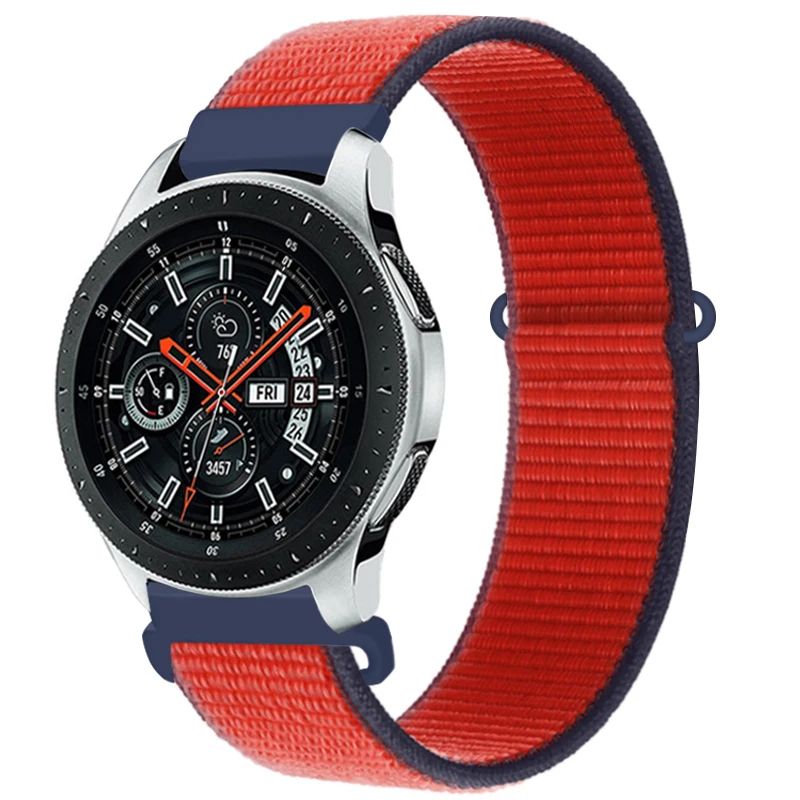 

20/22mm band For Galaxy Watch active 2 42/46mm Gear S3 Frontier/amazfit Sport Nylon loop Bracelet huawei watch gt 2 pro/2e strap