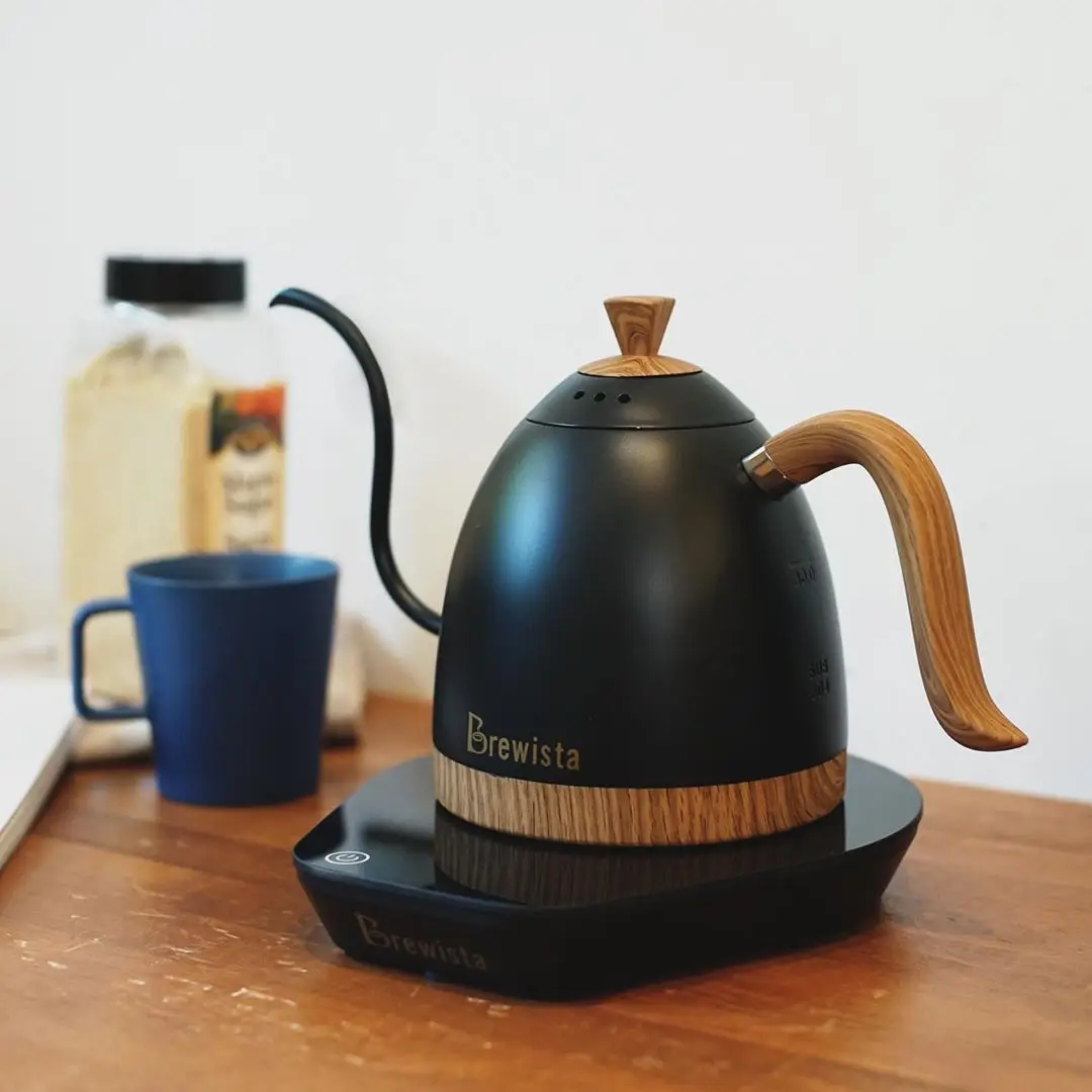 Brewista Artisan-hervidor de agua Digital de temperatura Variable, tetera inteligente de cuello de cisne, 220V, enchufe AU/UK, potera de caf&eacute; hecha a mano, 0.6L-0