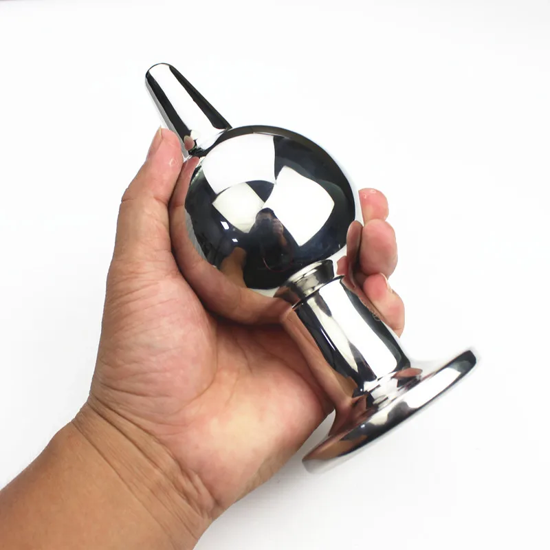 Анальная пробка с бусинами расширитель анального шара из нержавеющей стали 3