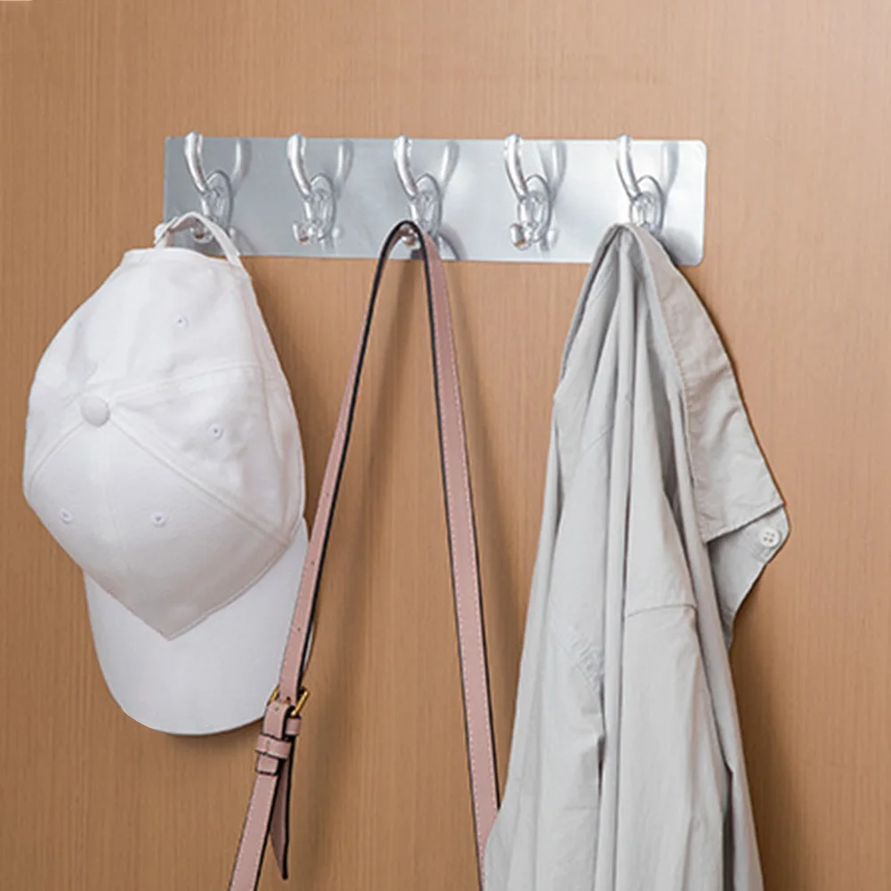 

Transparent Adhesive Seamless Wall Hooks Strong Non Marking Sticking Hook Waterproof Oil-proof No Punching Hooks M56