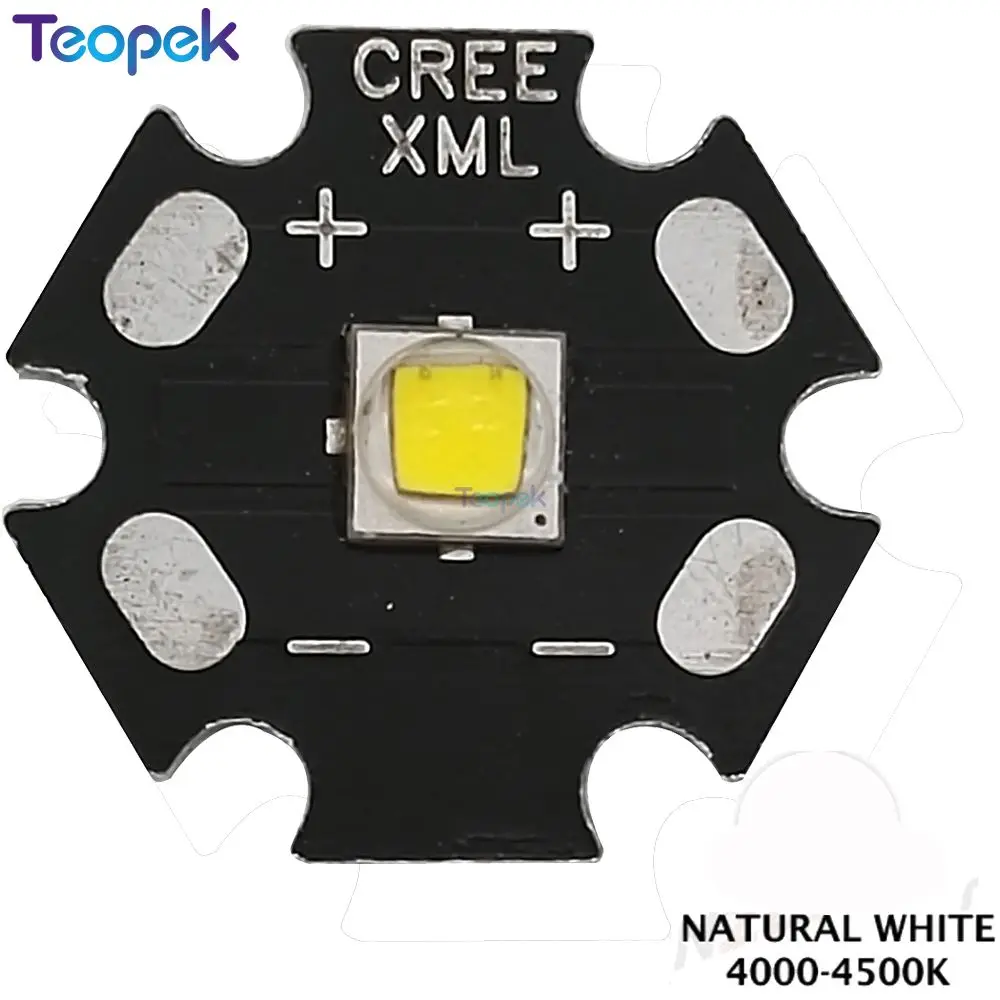 CREE XML2 LED XM L2 T6 10W белый нейтральный теплый высокомощный светодиодный излучатель с