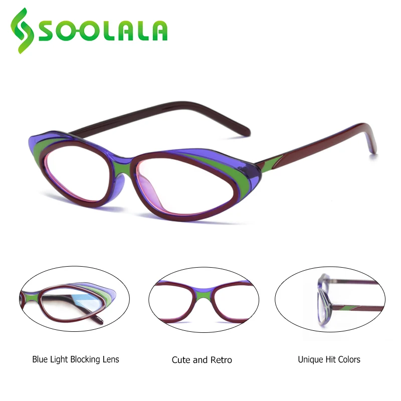 Очки для чтения Женские кошачий глаз 2 шт.|Женские очки чтения| |