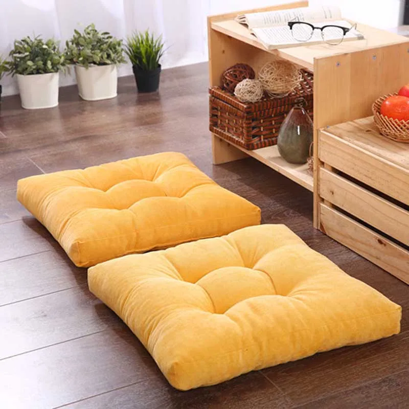 Круглый утолщенный матрас для окон Futon 1 шт. квадратная скамейка пуф домашнее