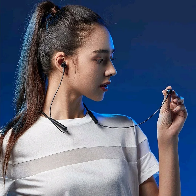 Беспроводные Bluetooth-наушники Xiaomi aptX адаптивные спортивные наушники с шейным