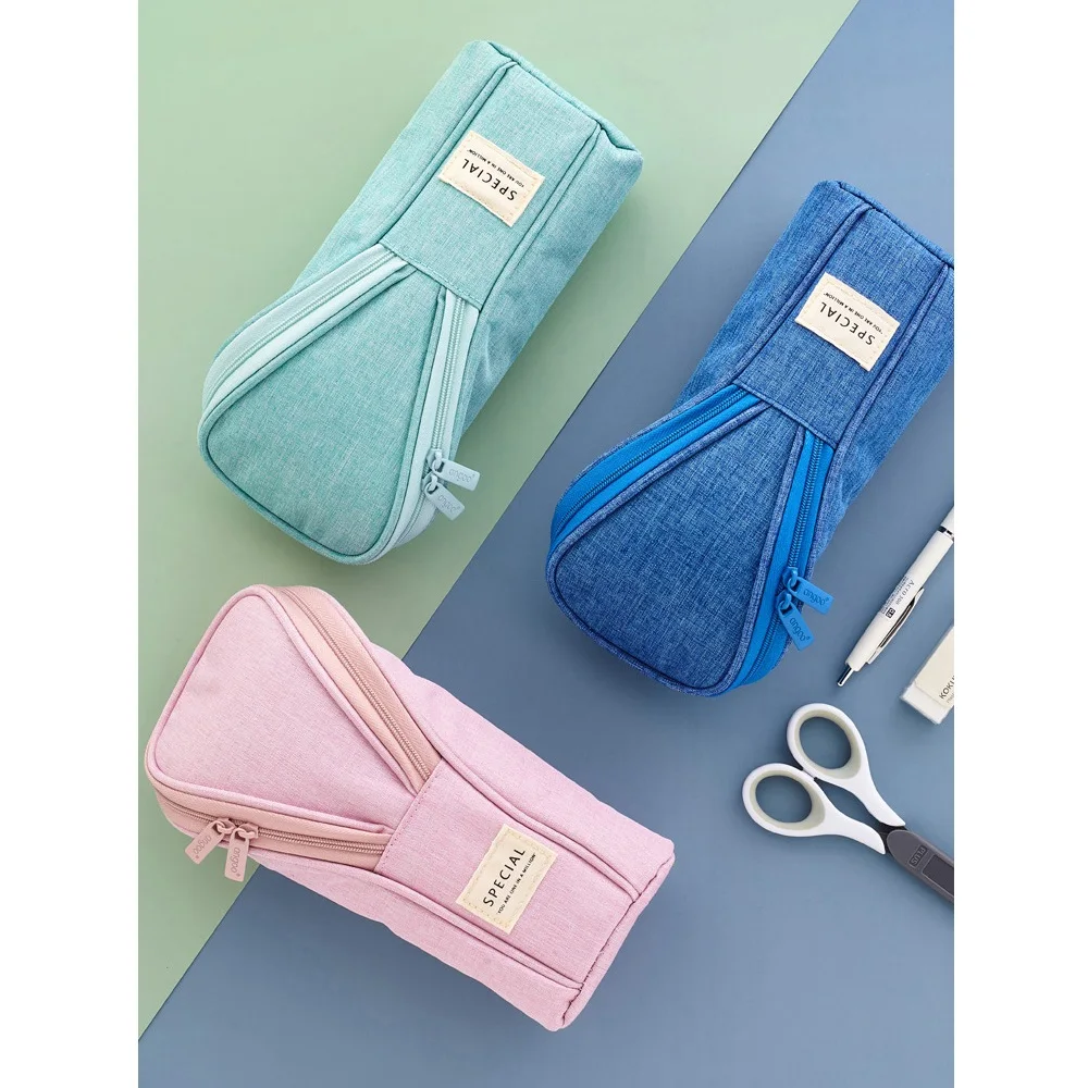 angoo golf style pen pencil bag case special color phone holder fabric storage pouch organizer for pens stationery school a6737 free global shipping