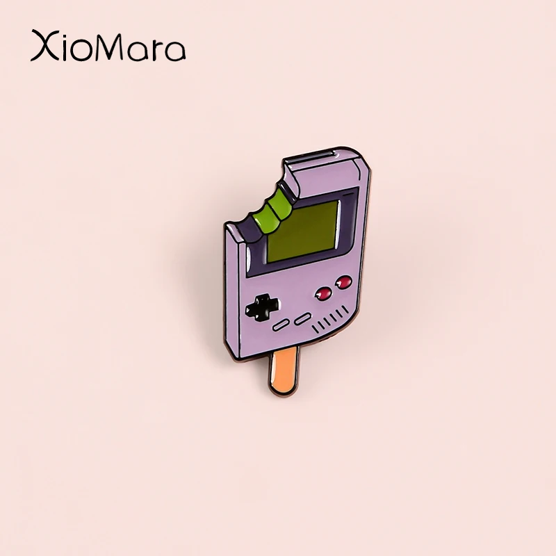 Popsicle Ручной игровой плеер эмалированные булавки Ретро 80S 90S детские консоли Броши