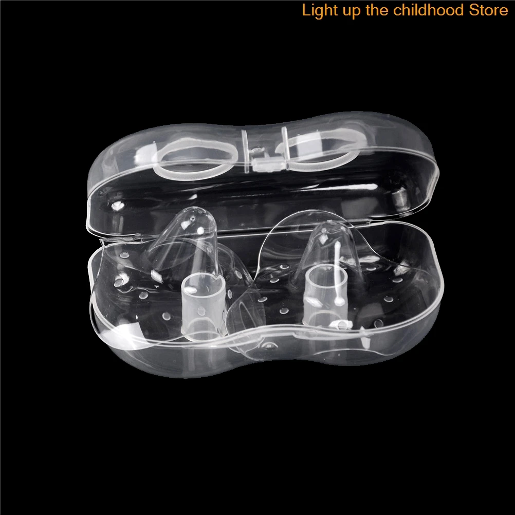 2 uds pez&oacute;n de silicona protectores de las madres lactantes protectores de pez&oacute;n protecci&oacute;n cubierta de lactancia materna madre leche pez&oacute;n de silicona-0