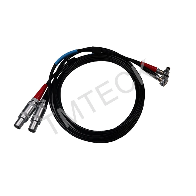 UT кабель для дефектоскопа/двойной lemo от 1 до 90 градусов Lemo 00 как Krautkramer|Приборы