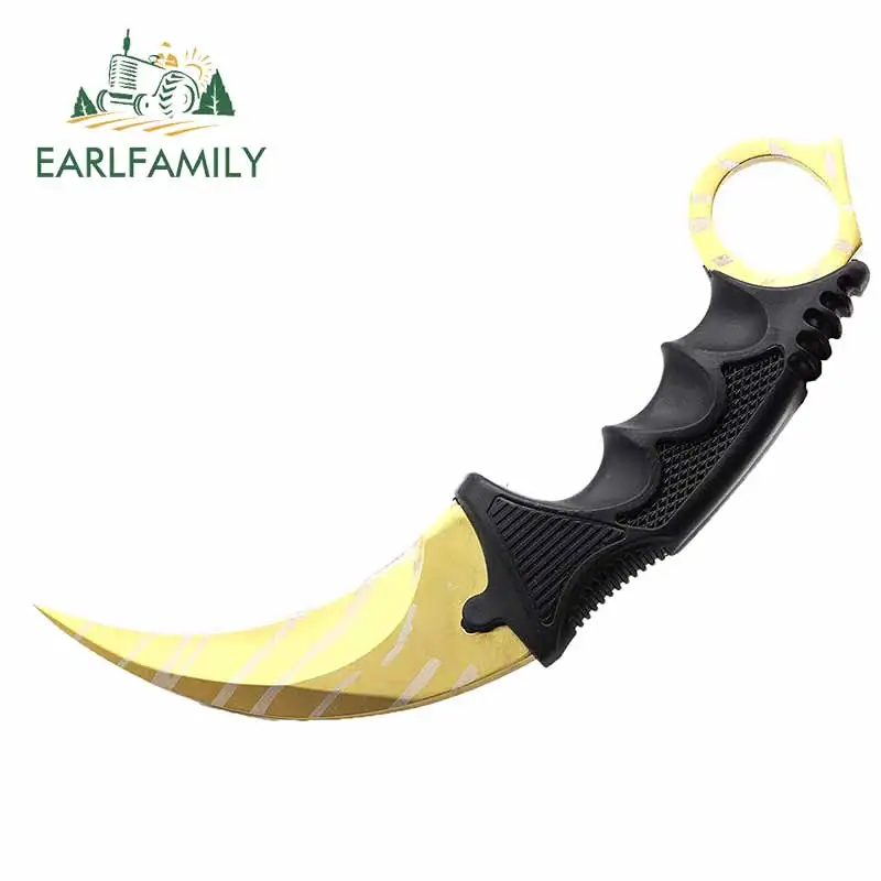 EARLFAMILY 13 см x 9 2 для керамбит тактический нож CSGO Кожа Авто Наклейка Бампер
