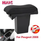 Подлокотник для Peugeot 2008, семейная Задняя деталь, контейнер для хранения, автомобильные аксессуары, интерьер, специально с USB