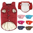 Зимняя одежда для собак малого и среднего размера, теплая флисовая куртка для домашних питомцев, жилет для больших собак, куртка для чихуахуа, французского бульдога, мопса, одежда