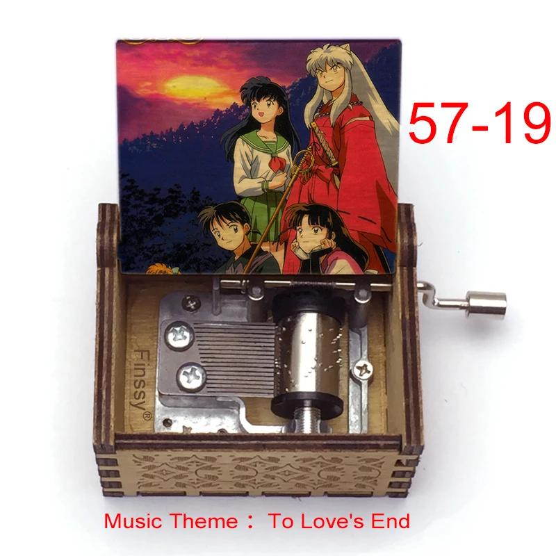 Аниме inuyasha The Love That Transcends Time Higurashi Kagome музыкальная тема to love's end Hand шкатулка