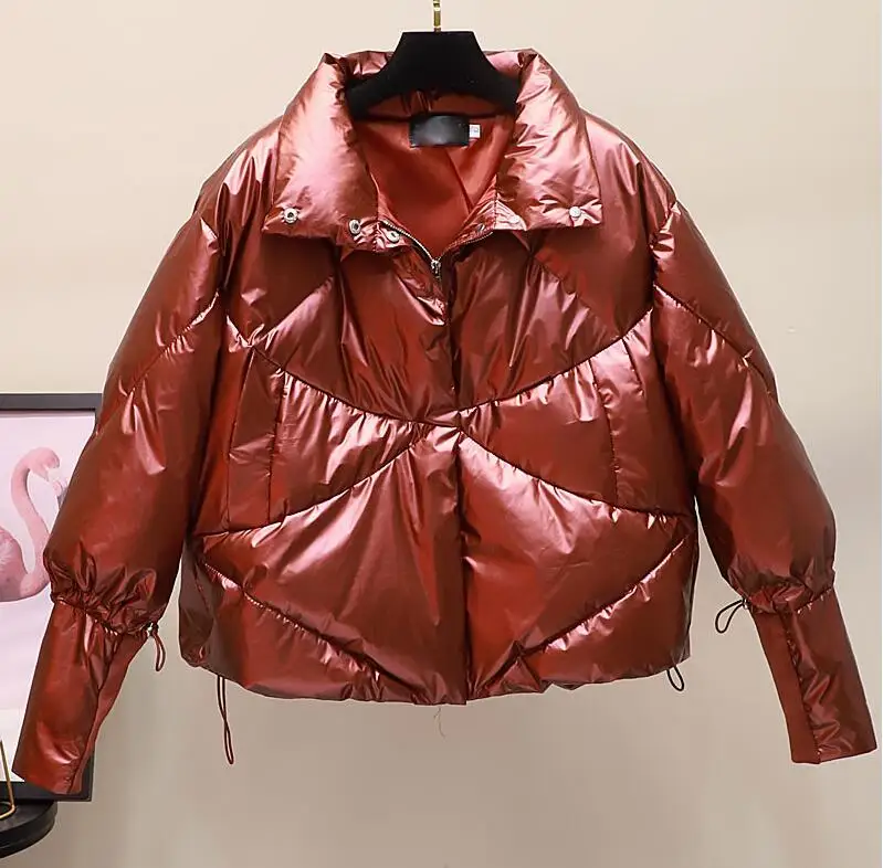 Зимняя куртка Женская Толстая парка повседневные свободные пуховая хлопковая