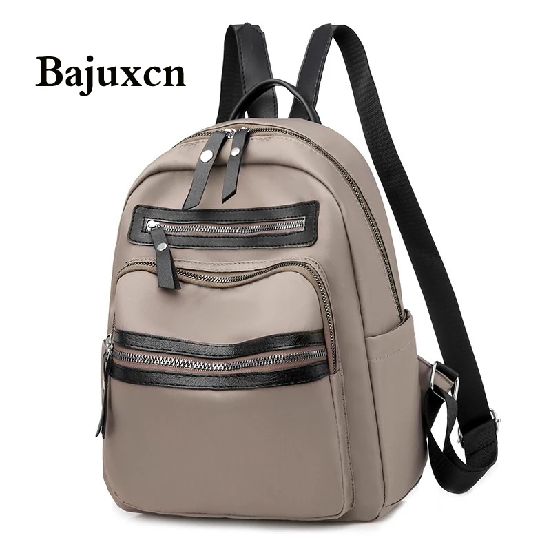 Брендовый водонепроницаемый рюкзак из ткани Оксфорд модный простой для девочек