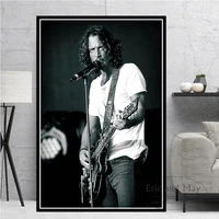 chris cornell music singer star posters and prints canvas painting wall art picture vintage poster decorative home decor cuadros