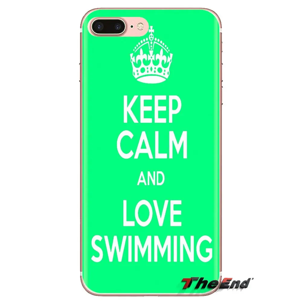Silicone Skin Cover Keep calm And Enjoy Go swimming For Xiaomi Mi6 Mi 6 A1 Max Mix 2 5X 6X Redmi Note 5 5A 4X 4A A4 4 3 Plus Pro |