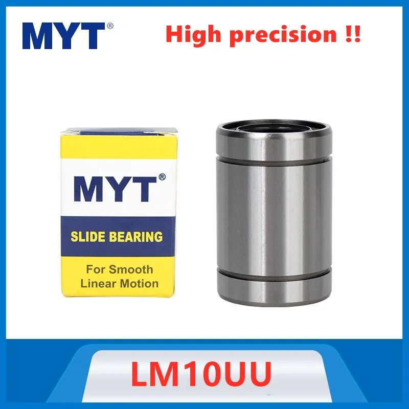 10-50 шт. MYT precision LM10UU 10x19x29 мм линейная шариковая втулка подшипника 10 для линейной